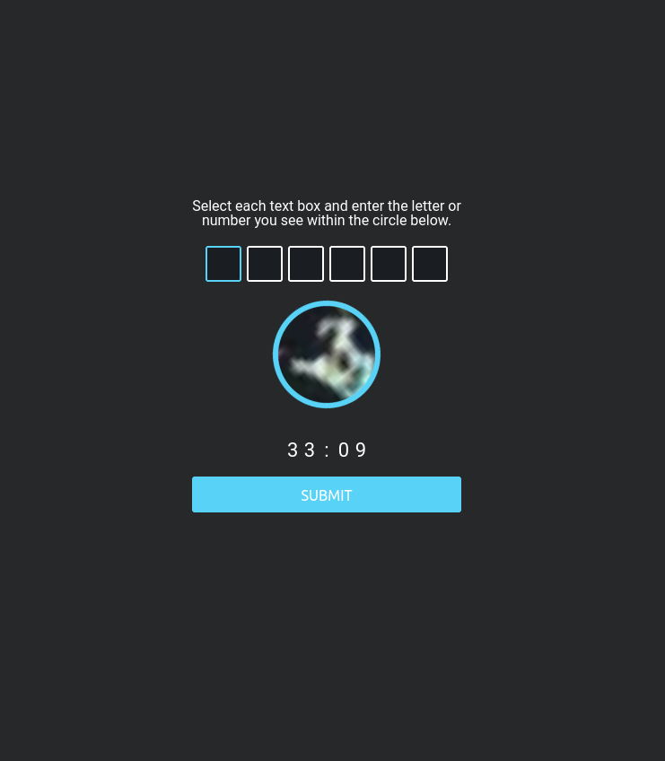 CAPTCHA Verification - Advanced bot protection system preventing automated access attempts